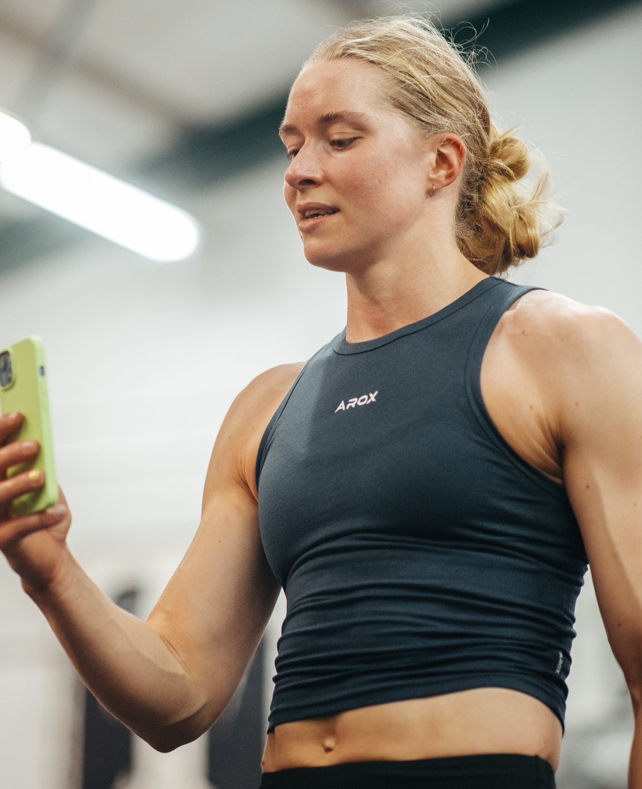 SportsTech kvinde top (Deep navy)