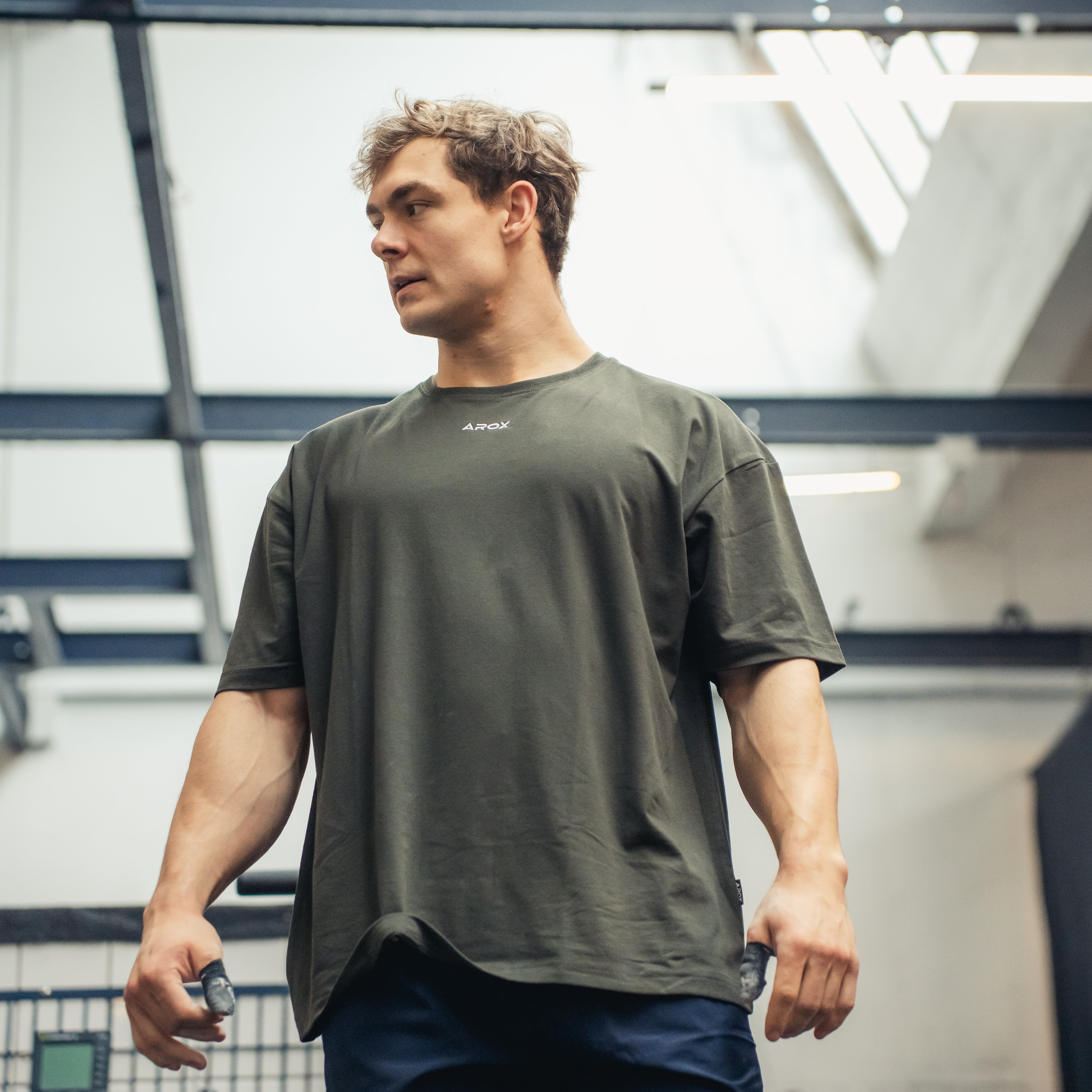 SportsTech oversized t-shirt (Ranger green)