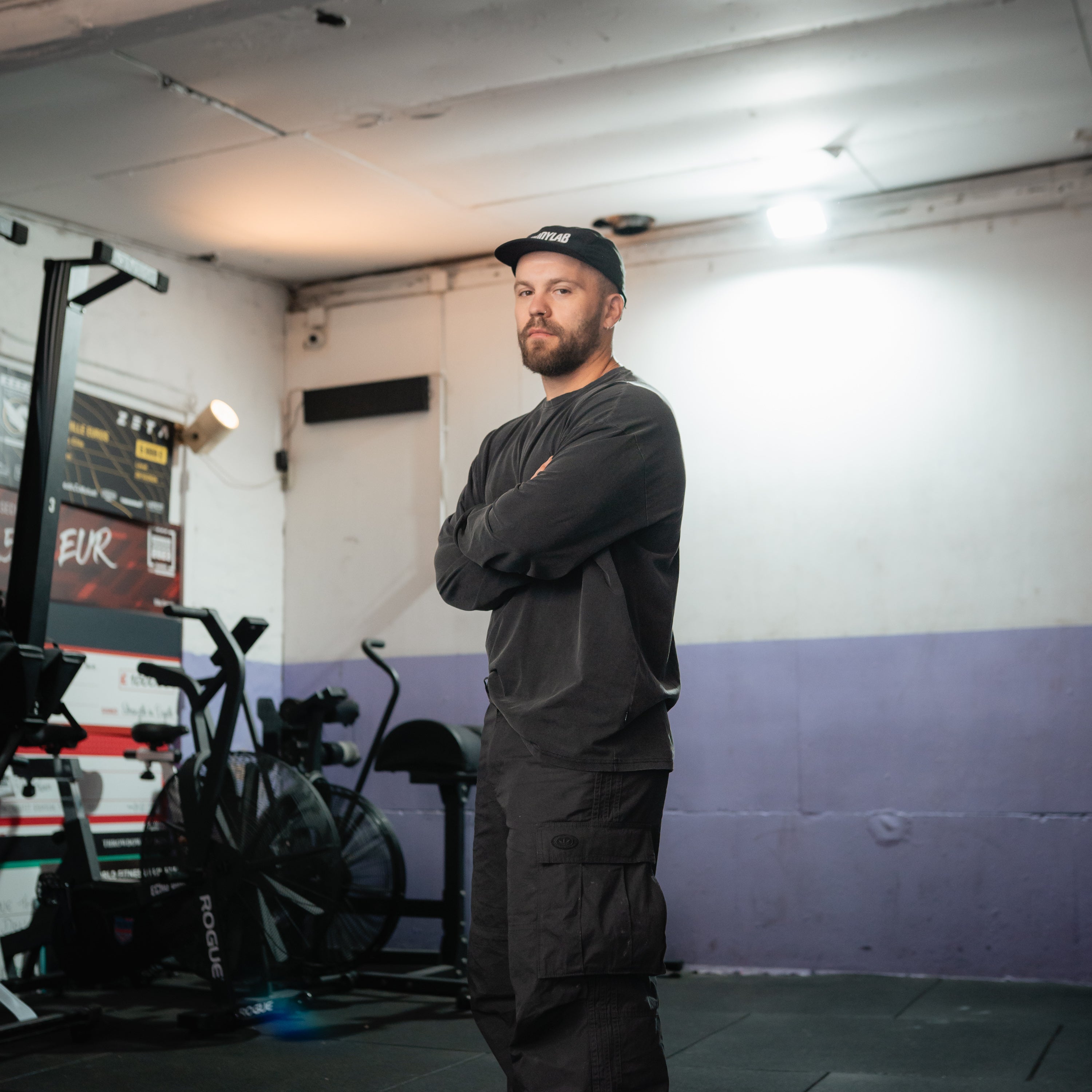 Ufiltreret oversized longsleeve (WASHED BALCK)