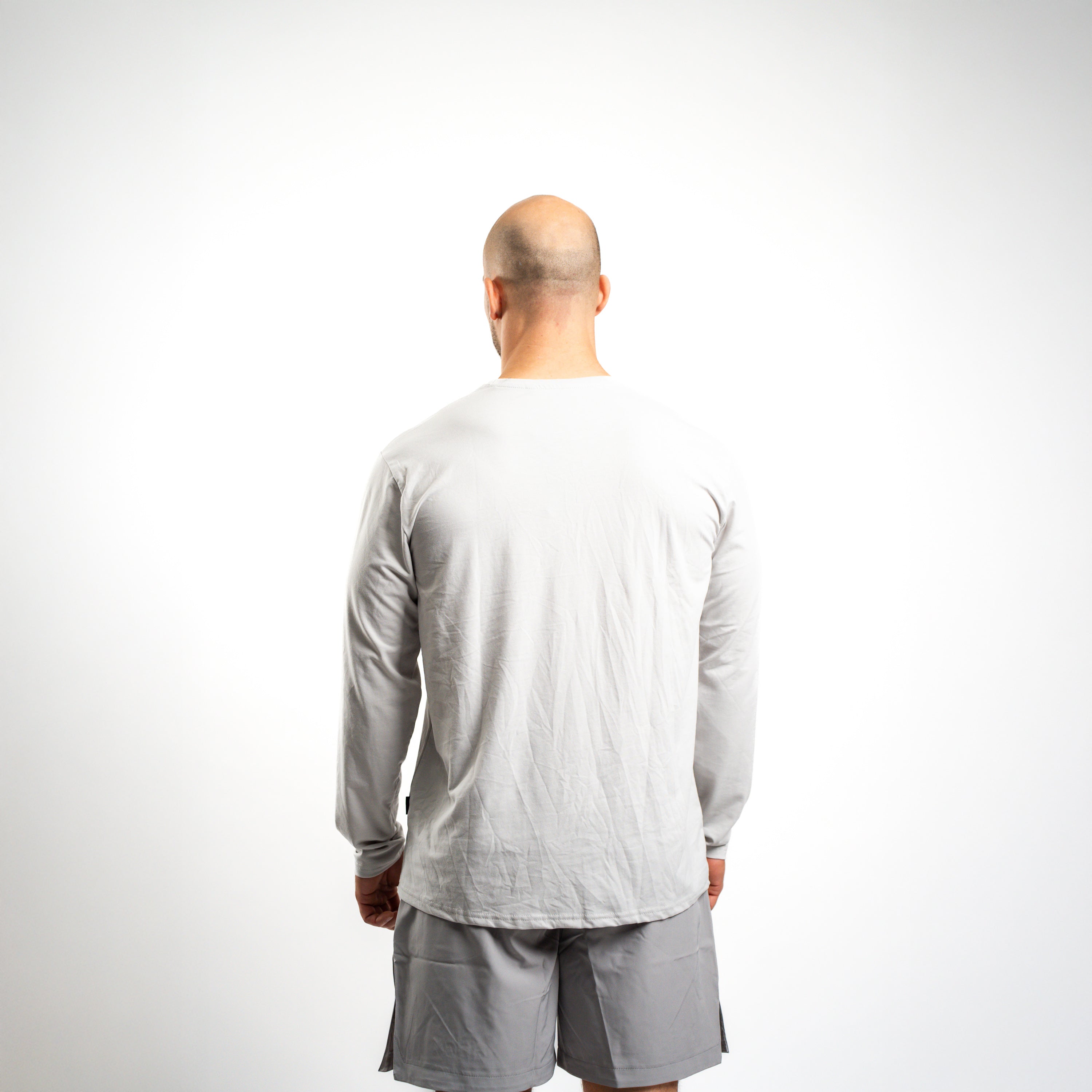 SportsTech herre langærmet (light grey)