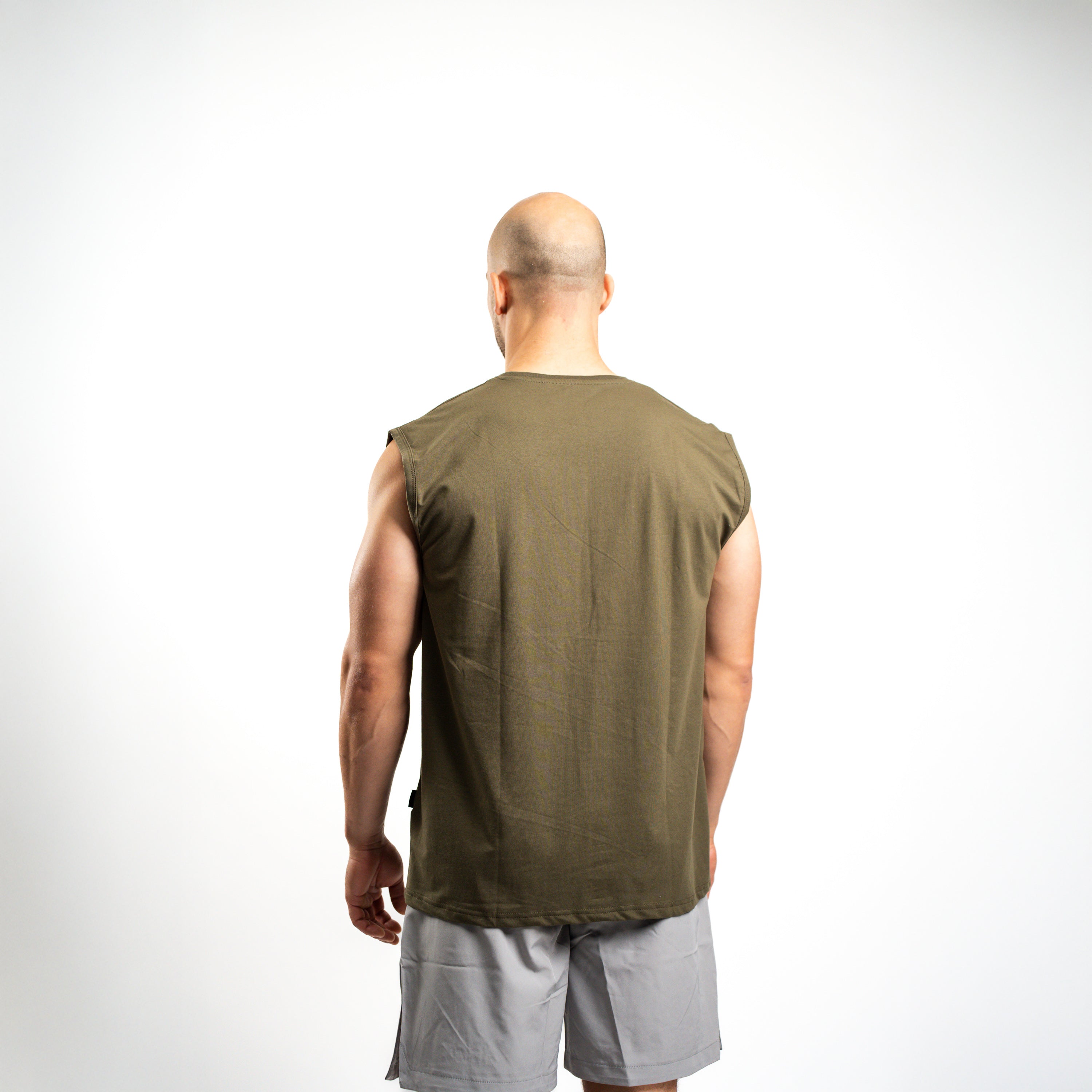 SportsTech herre no-sleeve (Ranger green)