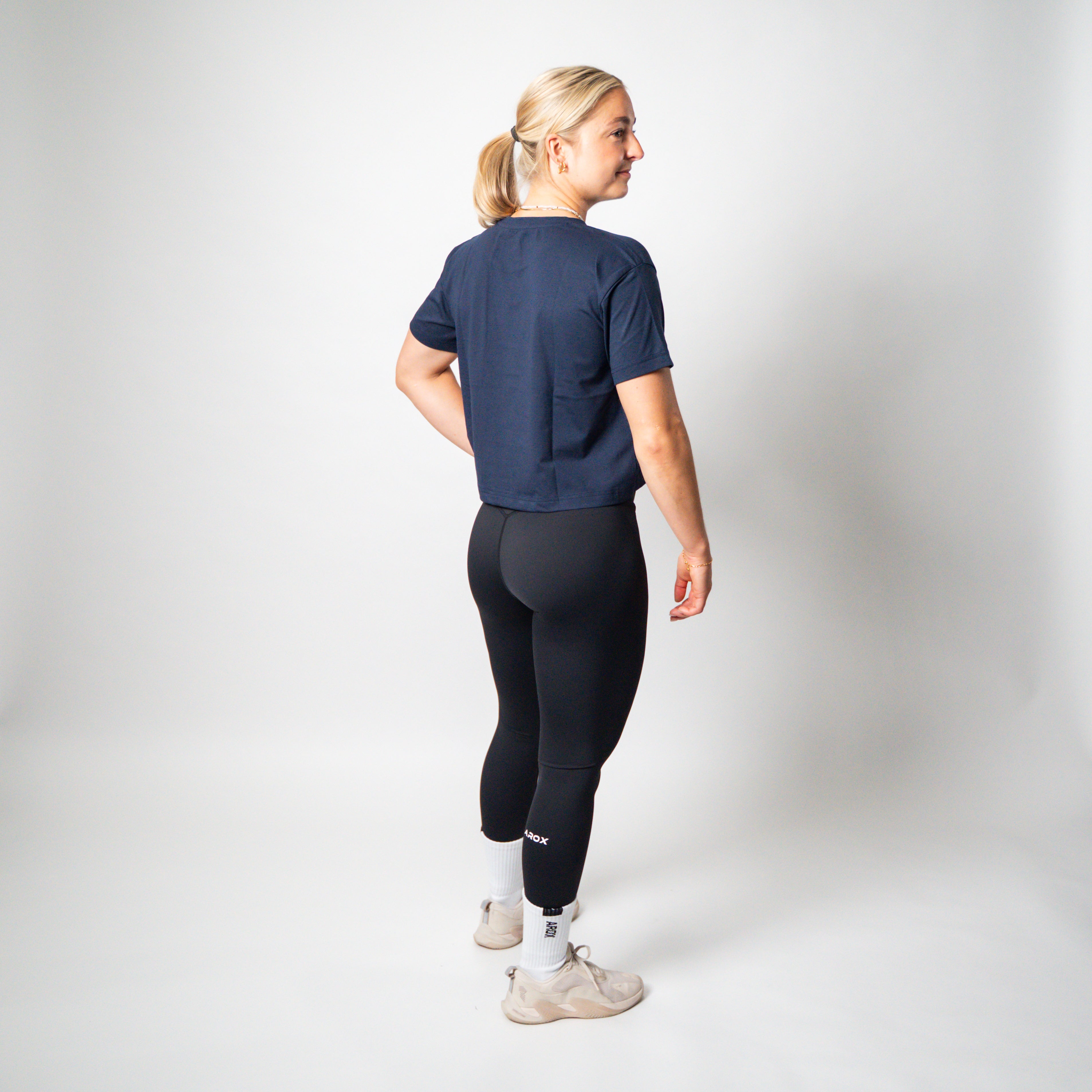 SportsTech kvinde box crop t-shirt (Ranger green)