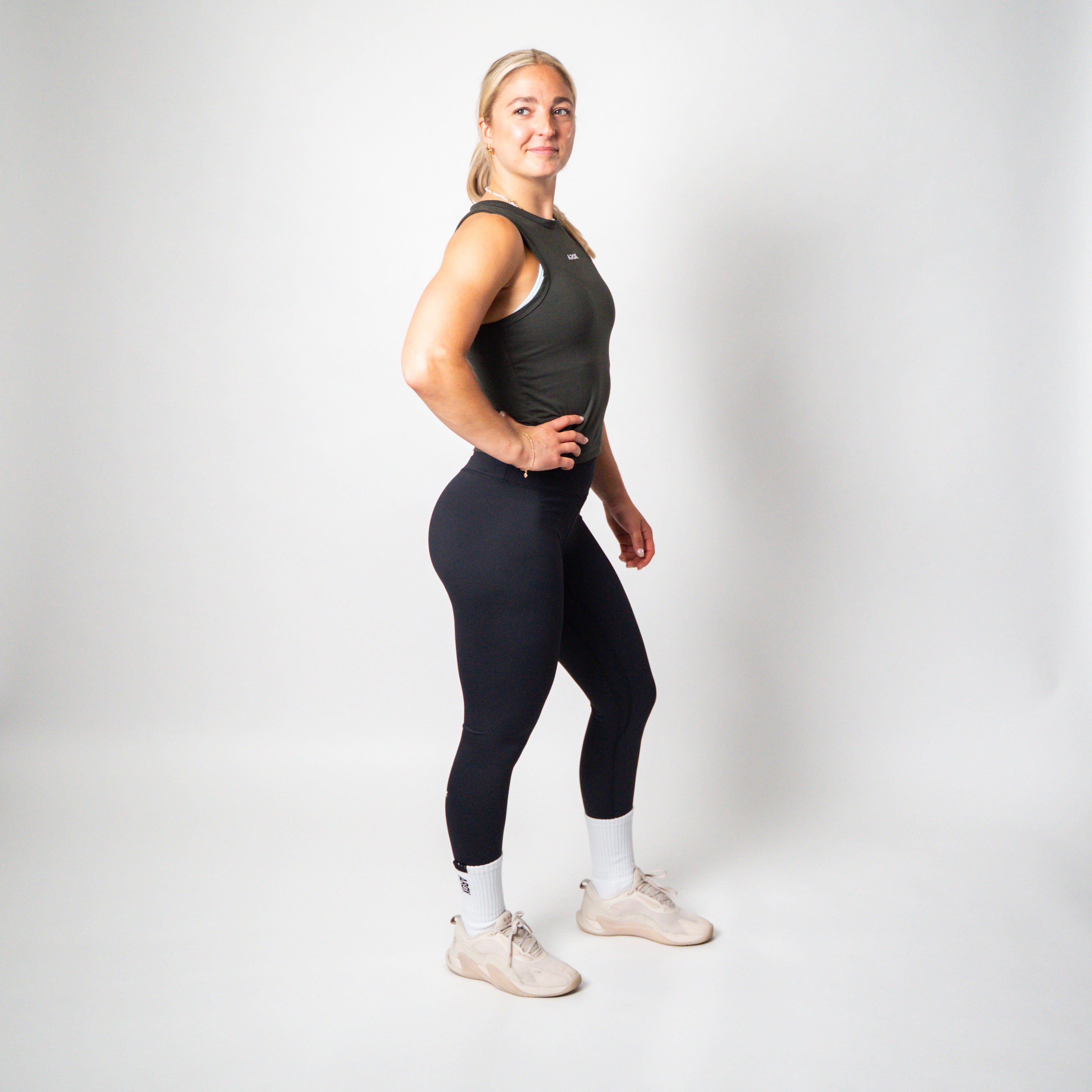 SportsTech kvinde top (Dark grey)