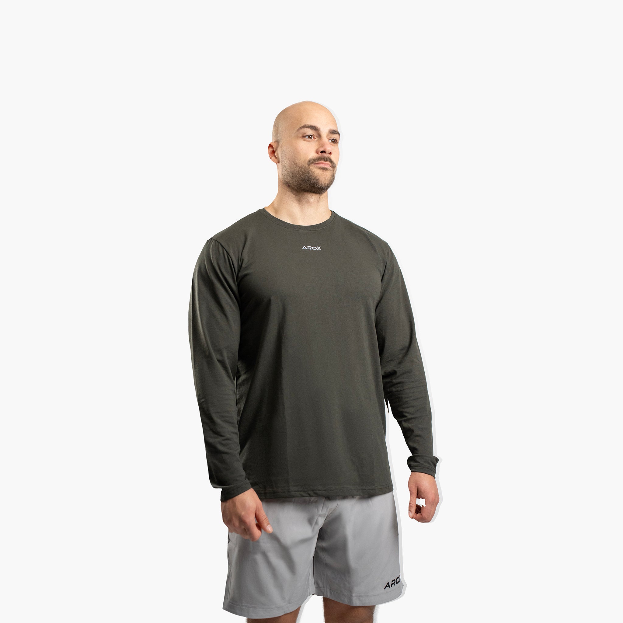 SportsTech herre langærmet (Dark grey)