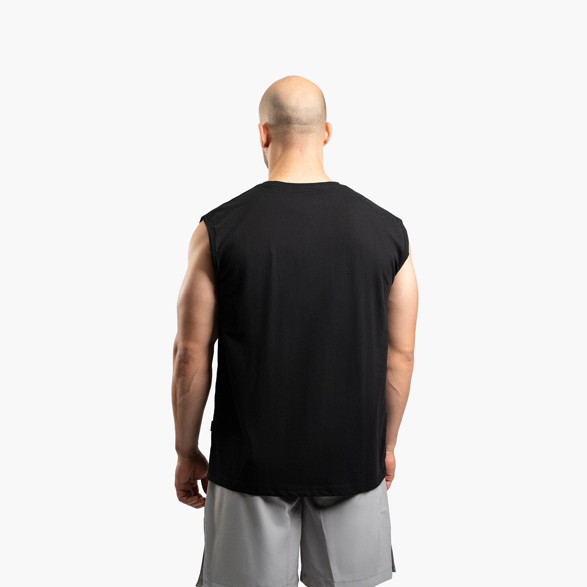 SportsTech herre no-sleeve (Sort)