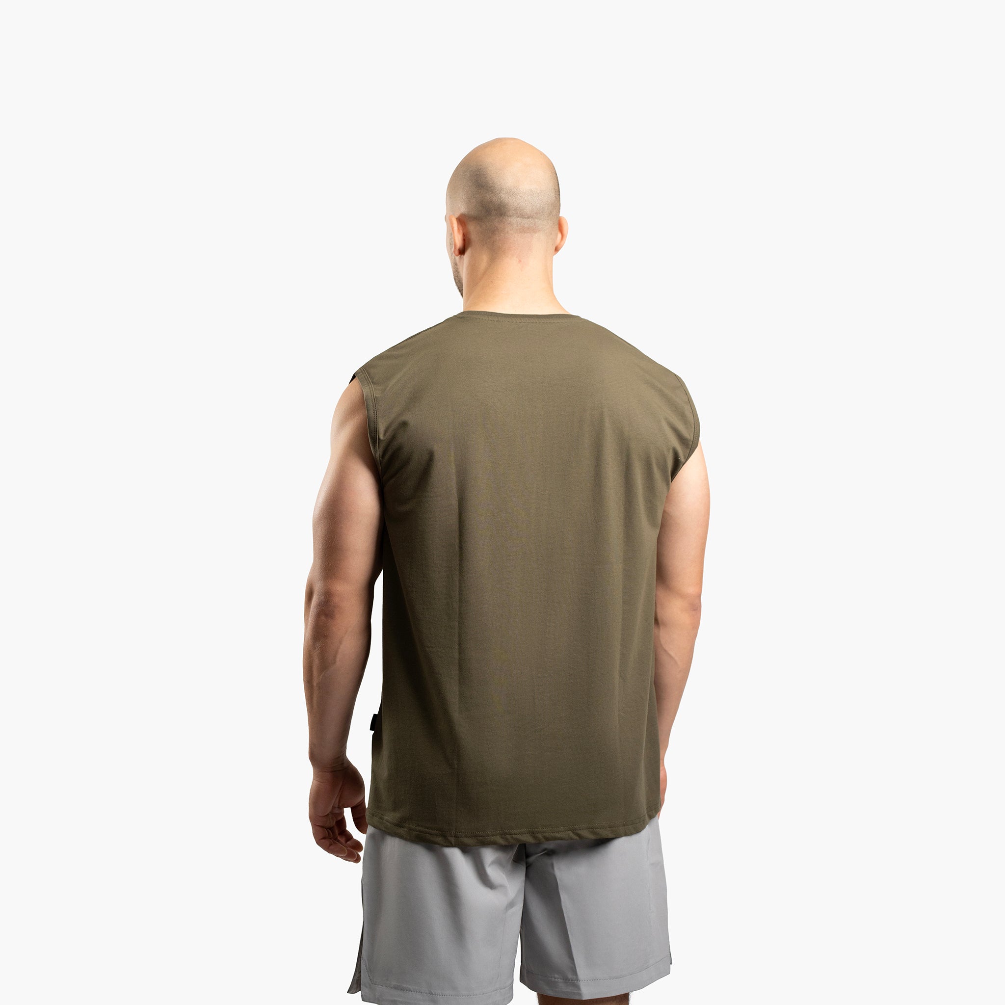 SportsTech herre no-sleeve (Ranger green)