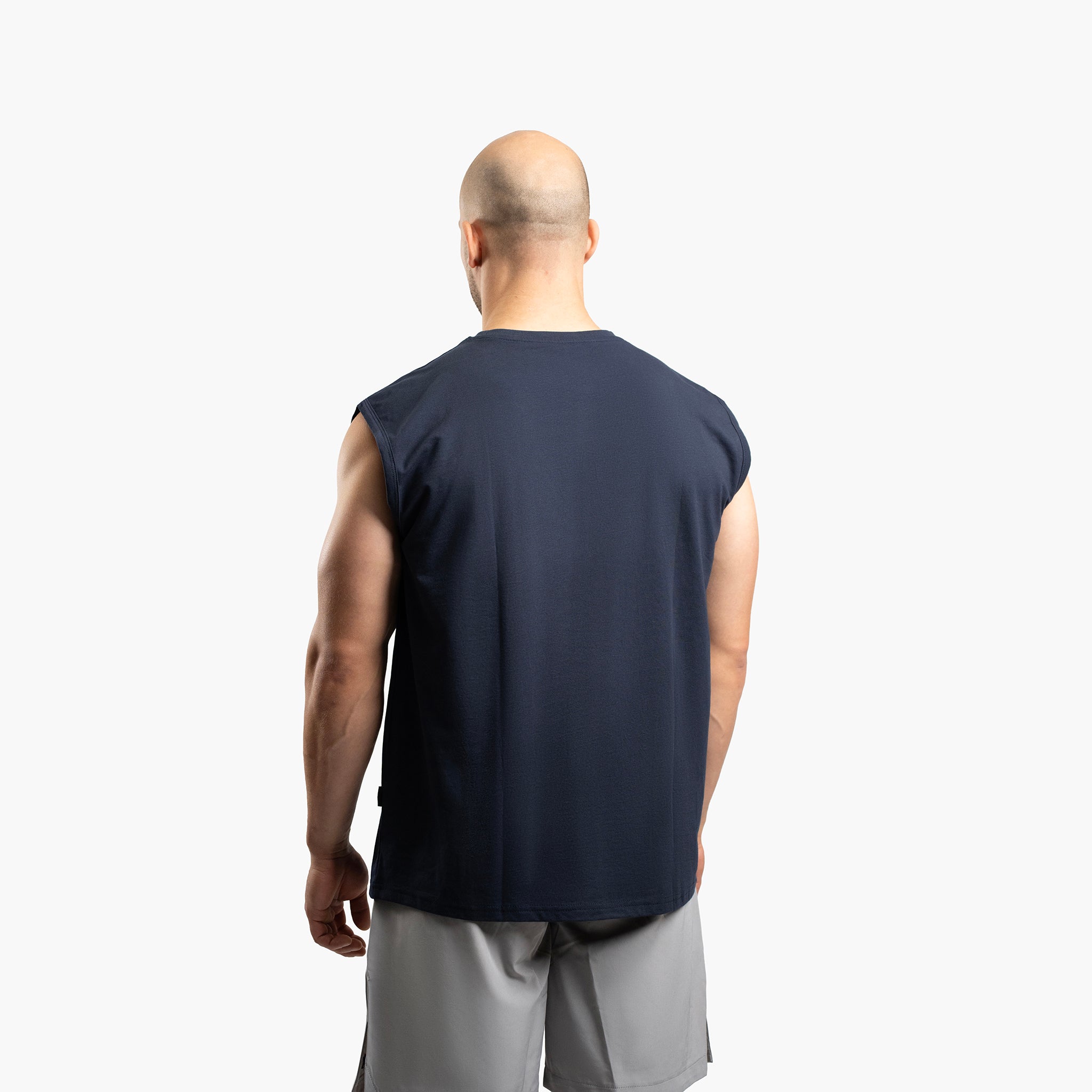 SportsTech herre no-sleeve (Dark navy)