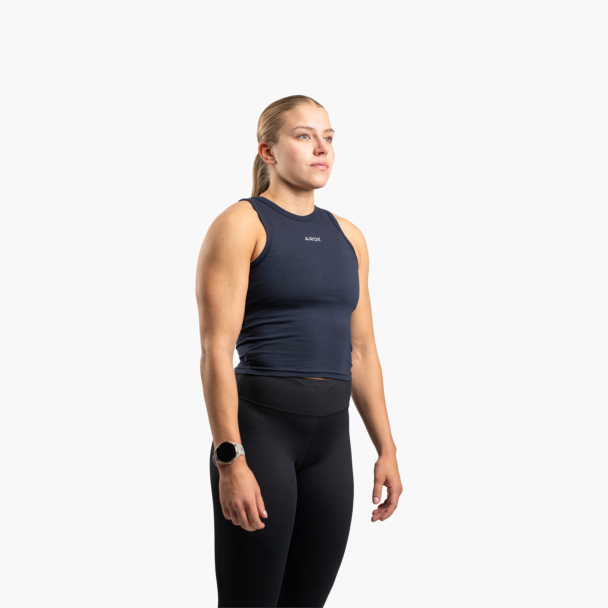 SportsTech kvinde top (Deep navy)