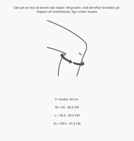5 MM - Hybrid knæbind rød