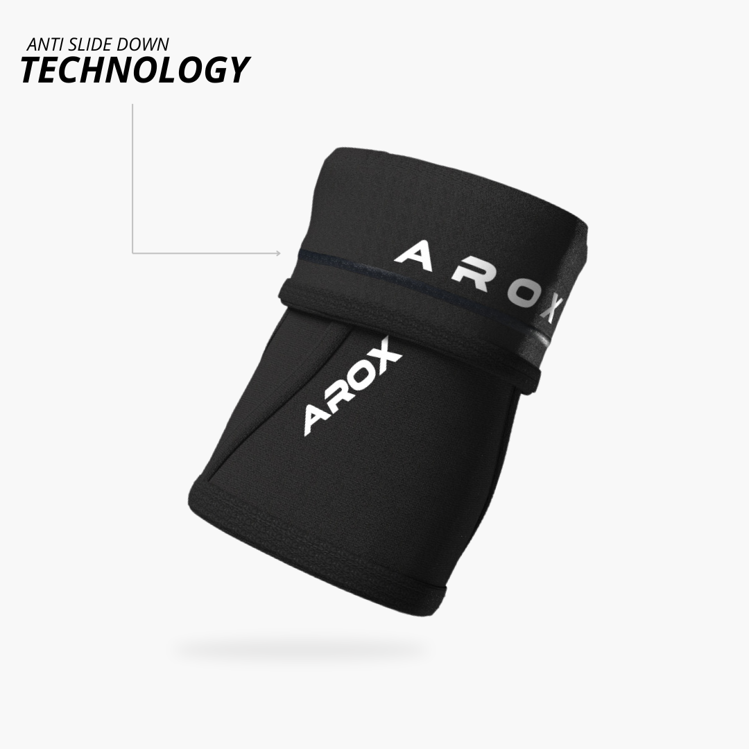 5 MM - Hybrid knæbind sort