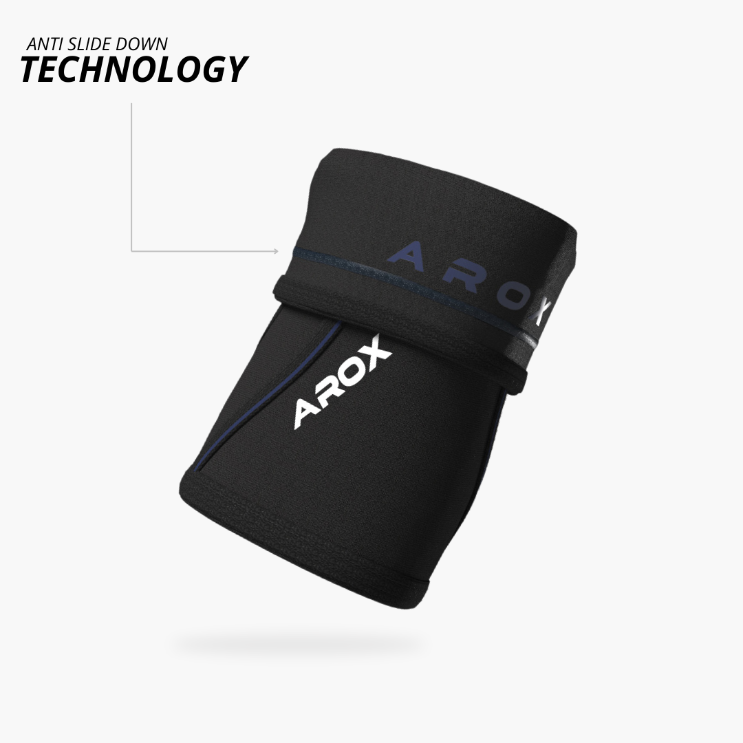 7 MM Hybrid knæbind navy blå