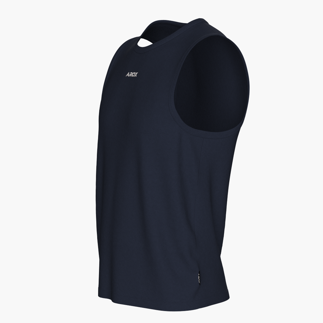 SportsTech herre no-sleeve (Dark navy)