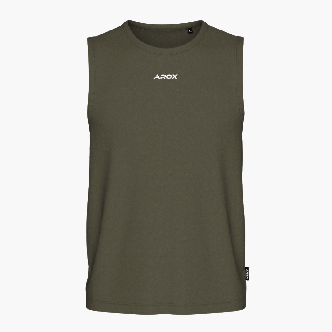 SportsTech herre no-sleeve (Ranger green)