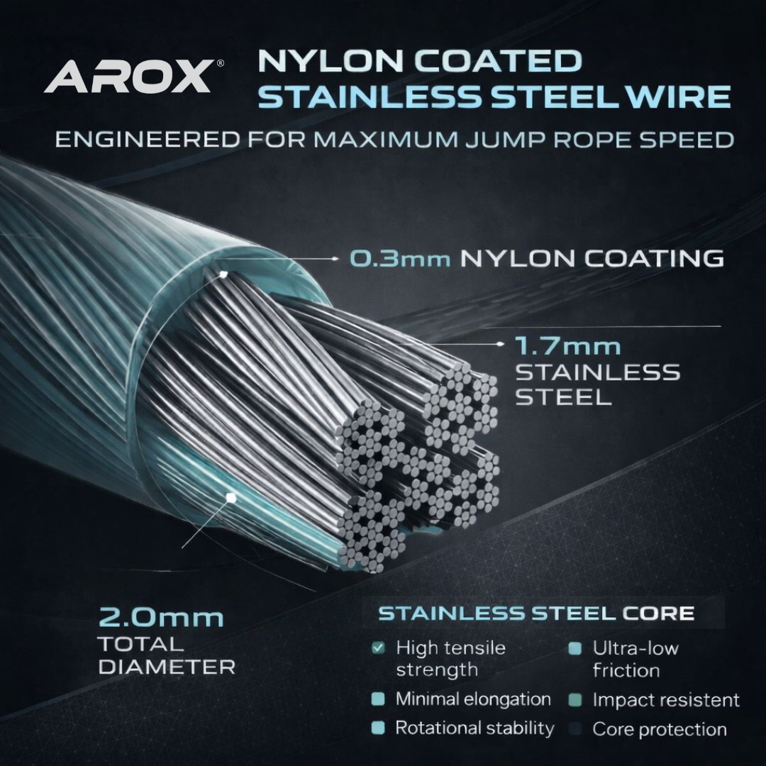 2 MM Nylon belagt elite kabel