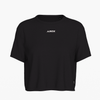 SportsTech kvinde box crop t-shirt (Sort)