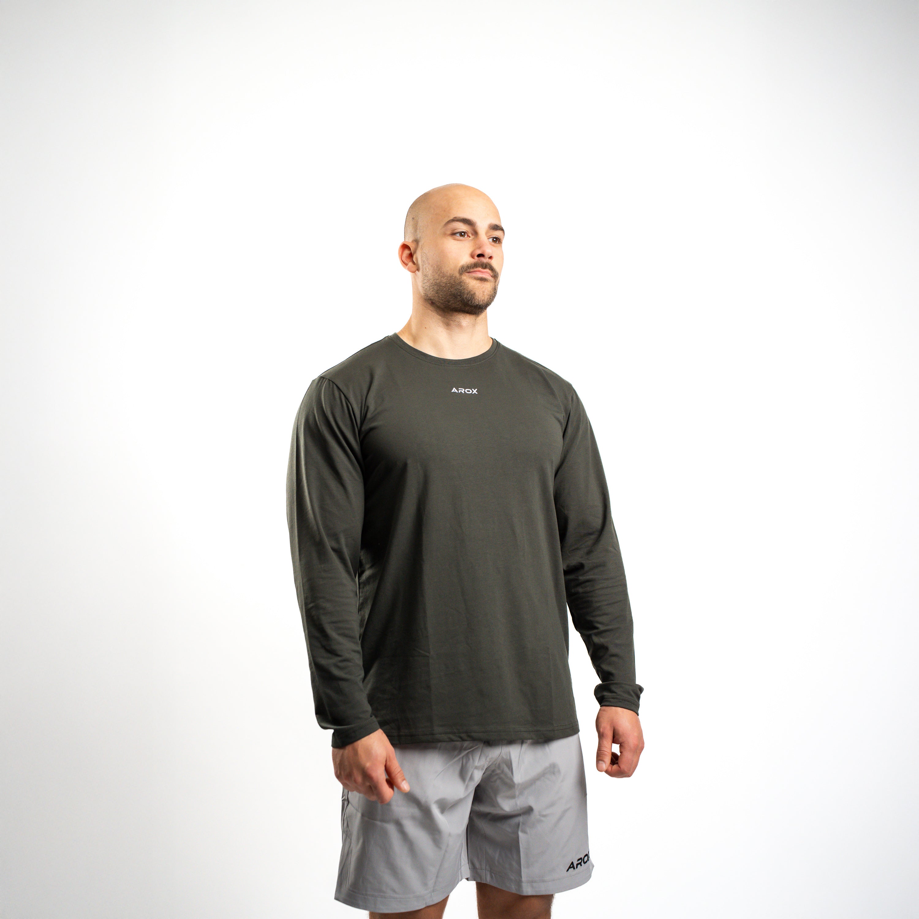 SportsTech herre langærmet (Dark grey)