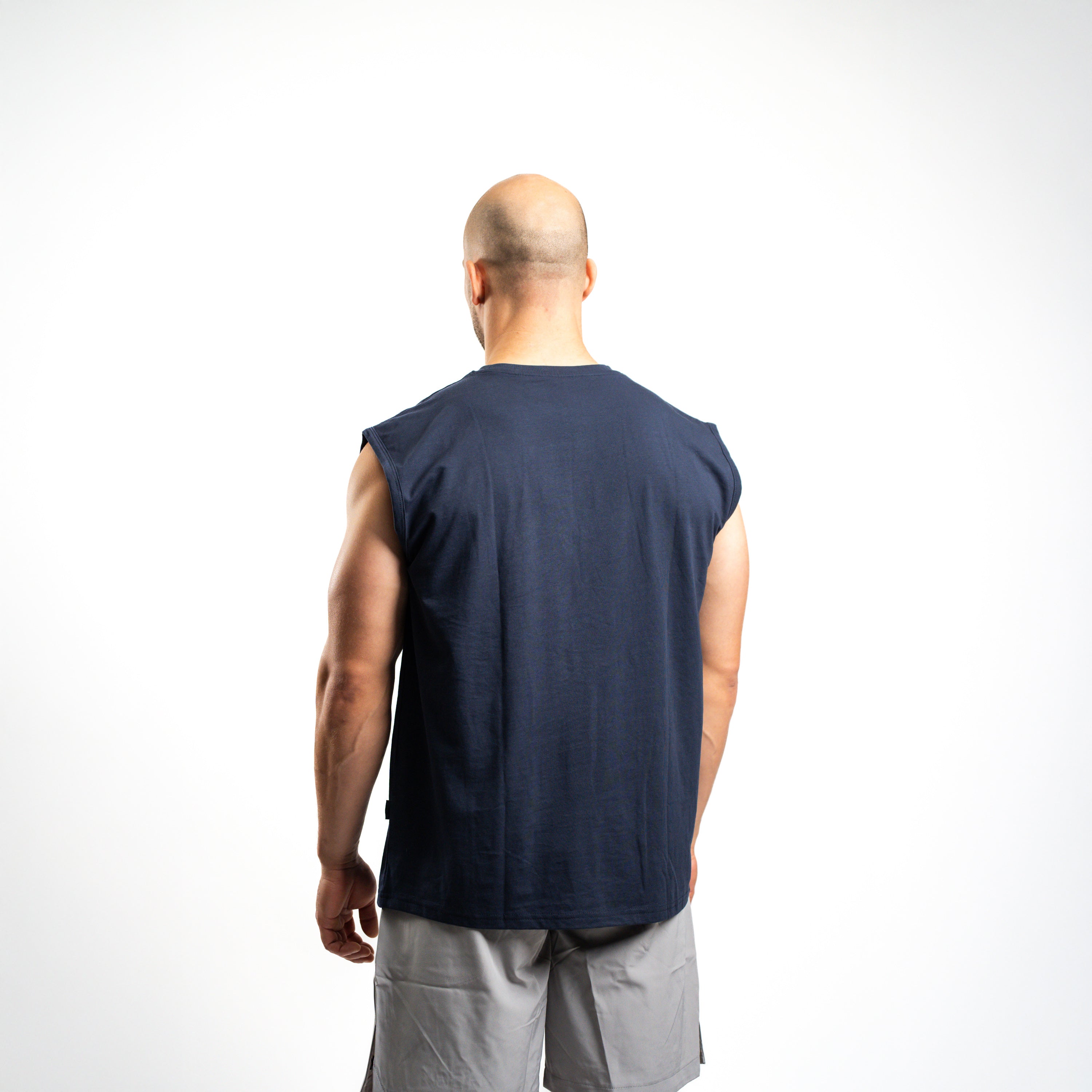 SportsTech herre no-sleeve (Dark navy)