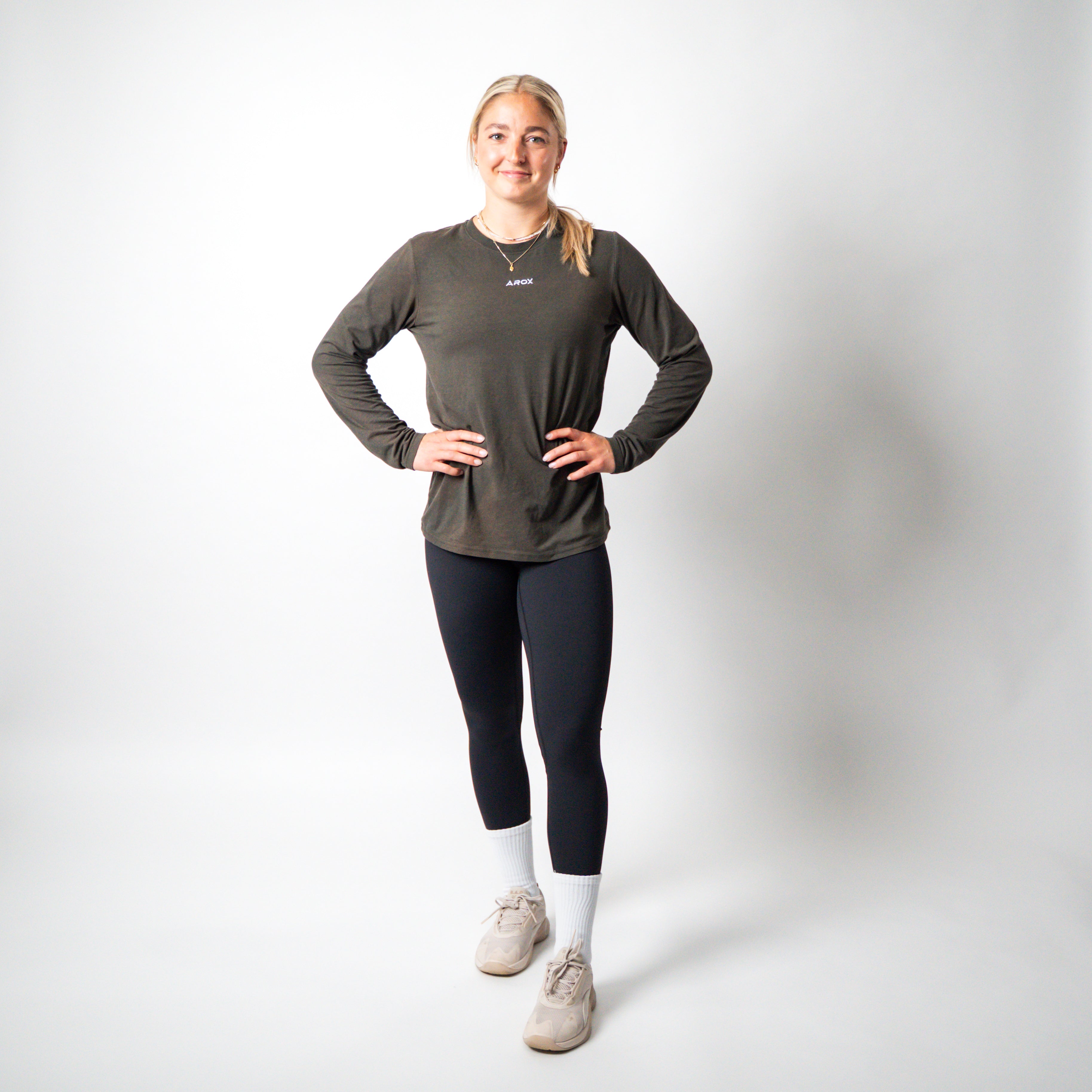 SportsTech kvinde langærmet (Deep navy)