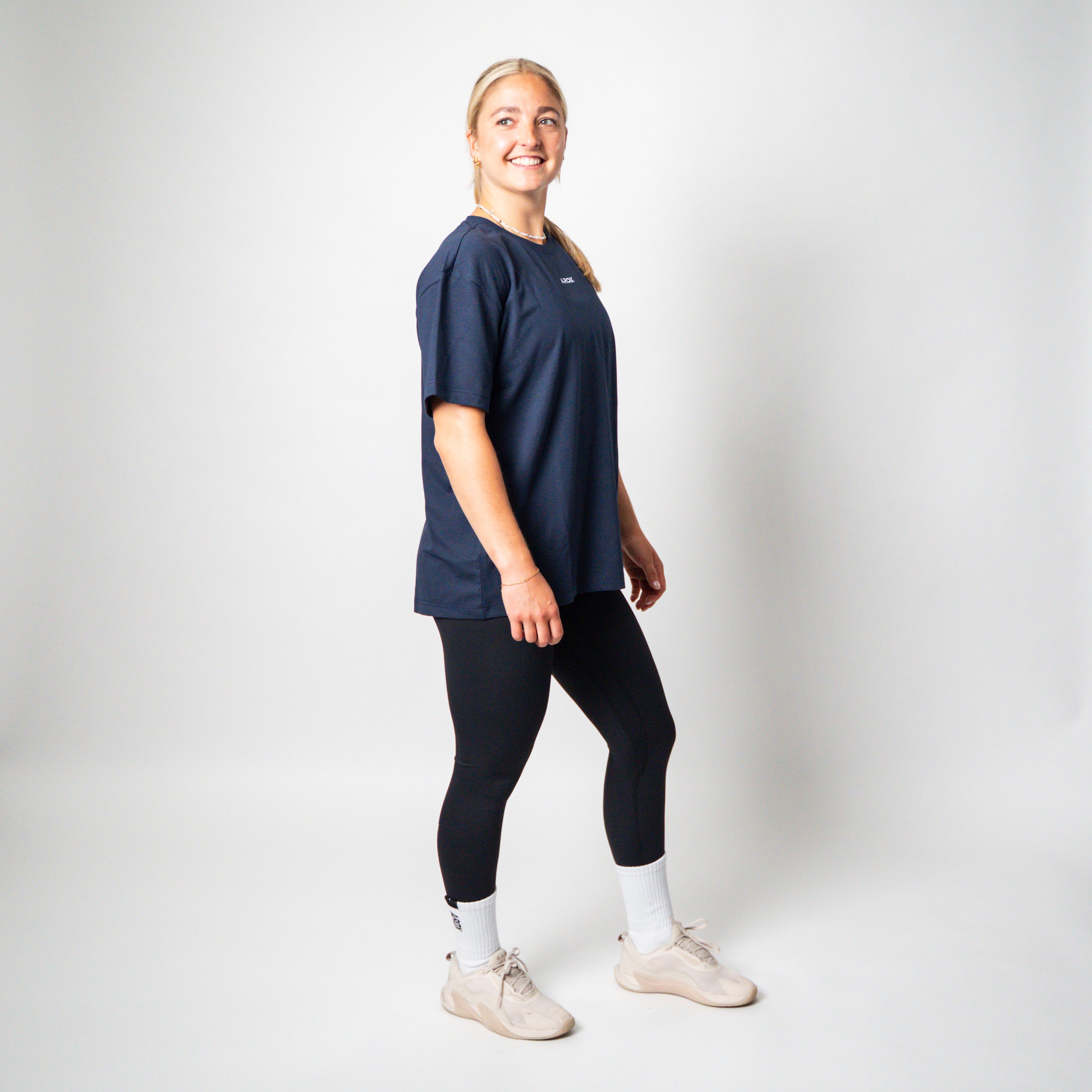 SportsTech oversized t-shirt (Dark brown)