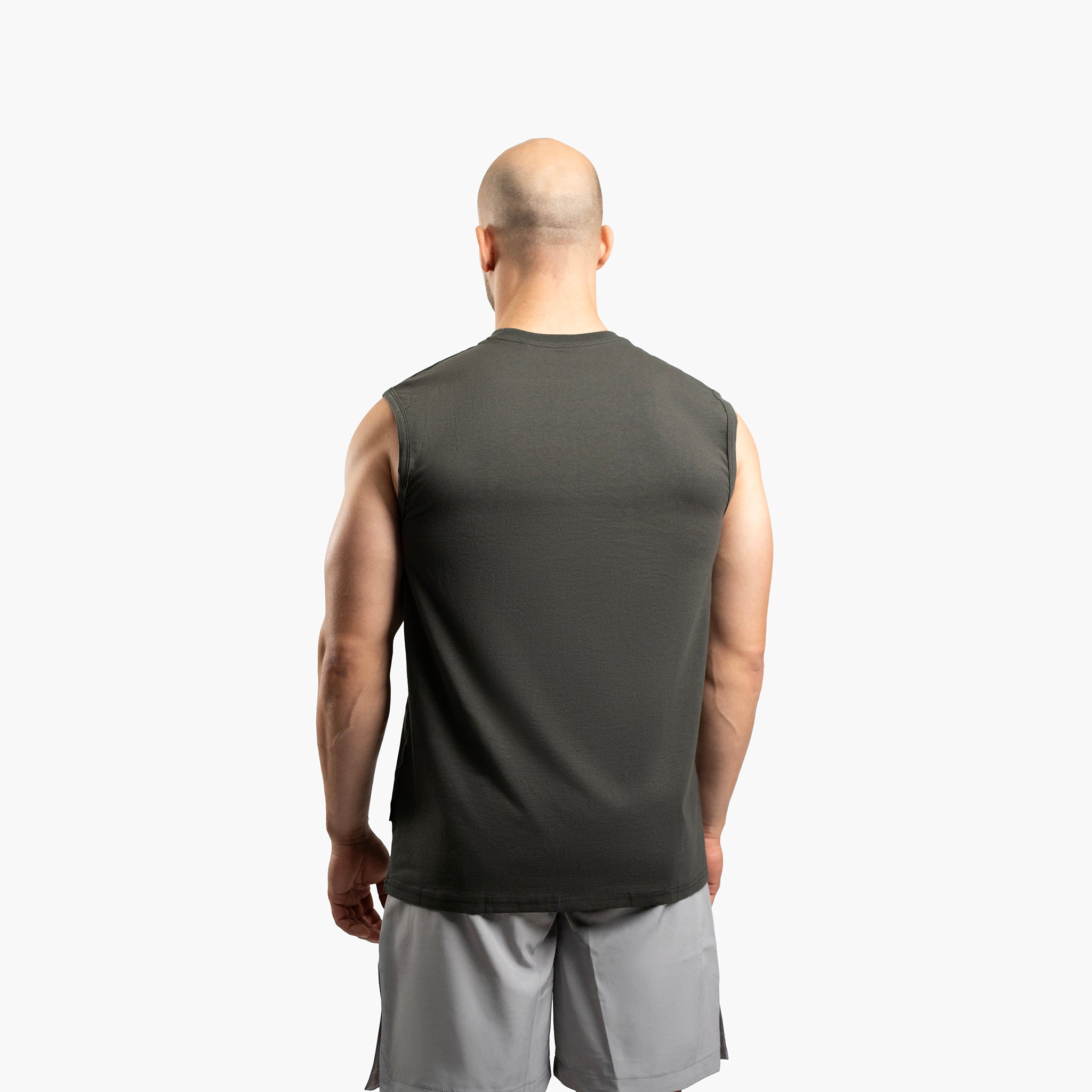 SportsTech herre no-sleeve (Dark grey)