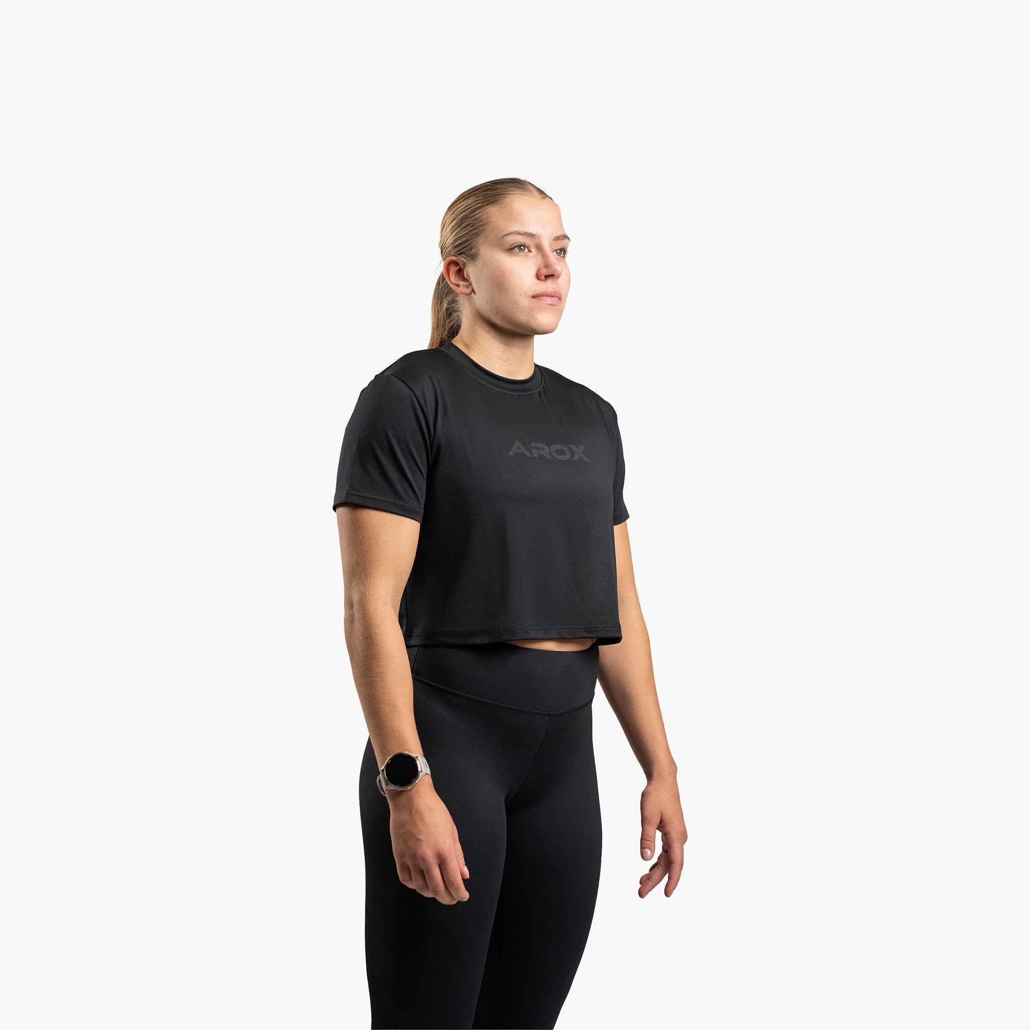 Ecoflex kvinde box crop t-shirt