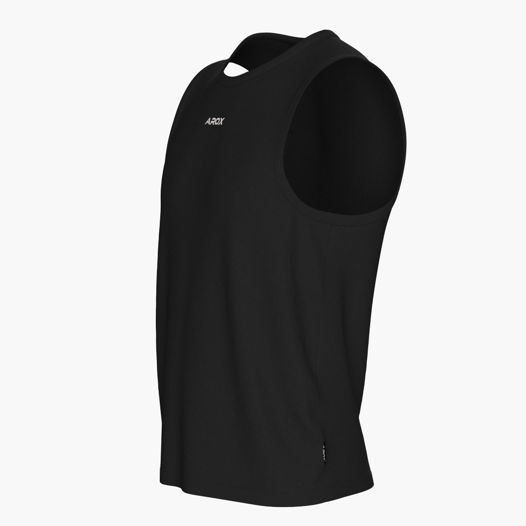 SportsTech herre no-sleeve (Sort)