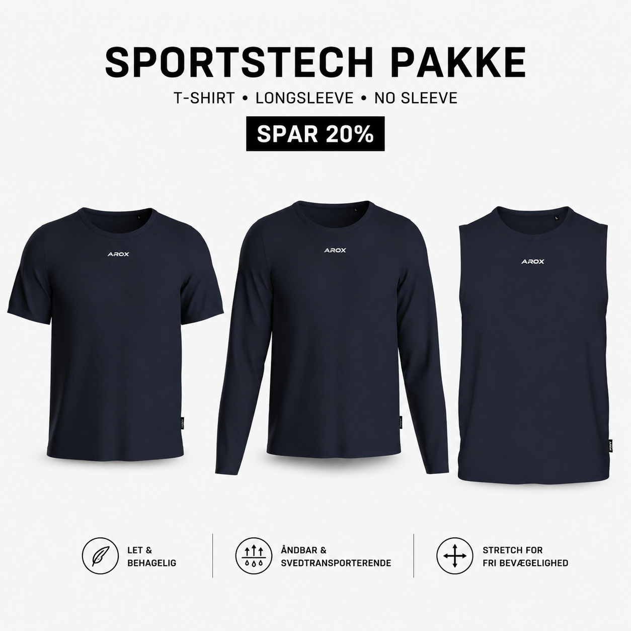 Herre overdels pakke